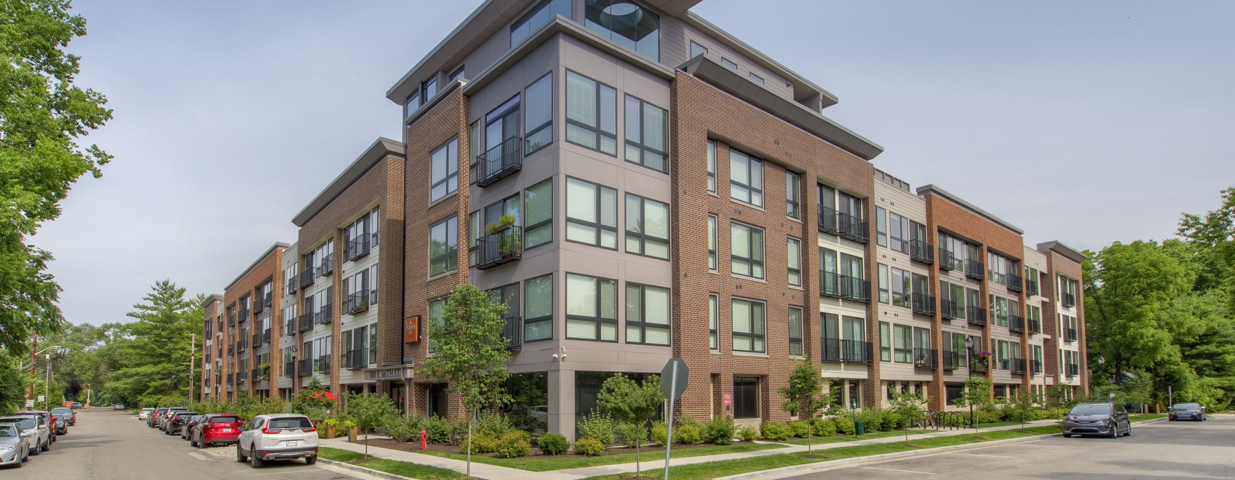 Apartment building exterior